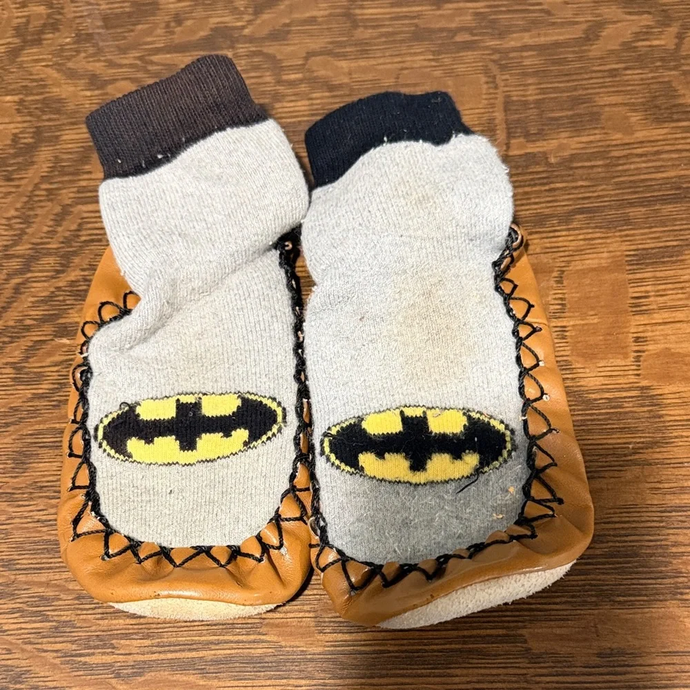 Hanna Andersson Kids Moccasin Socks - Gray, Black, Yellow, Tan